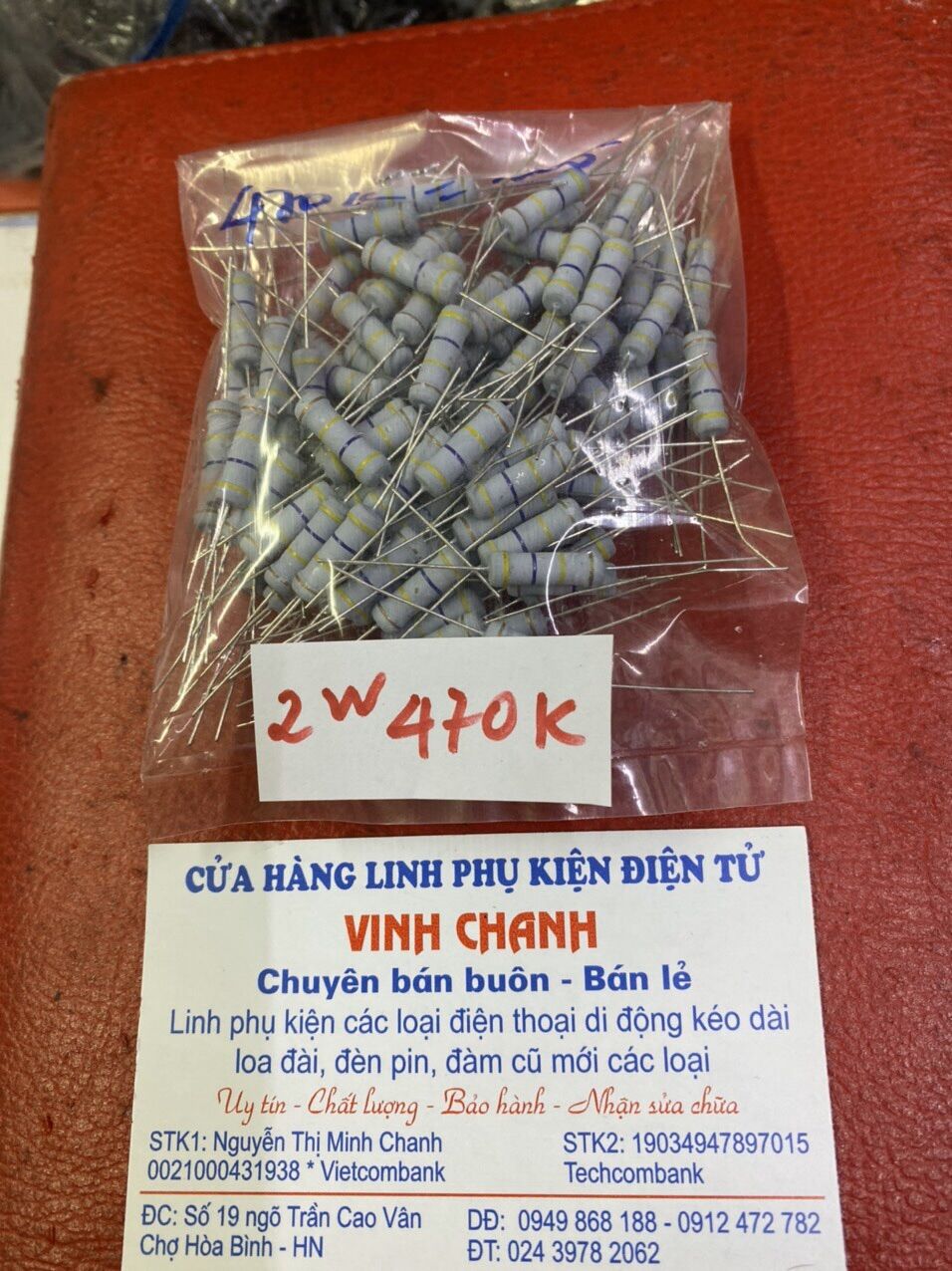 100 con trở 2w 470k