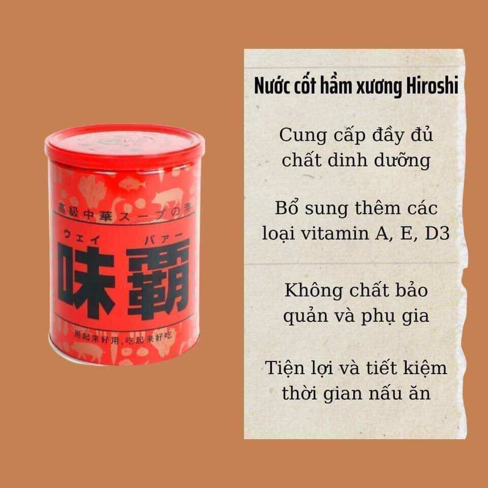 Nước cốt hầm xương Hiroshi Nhật