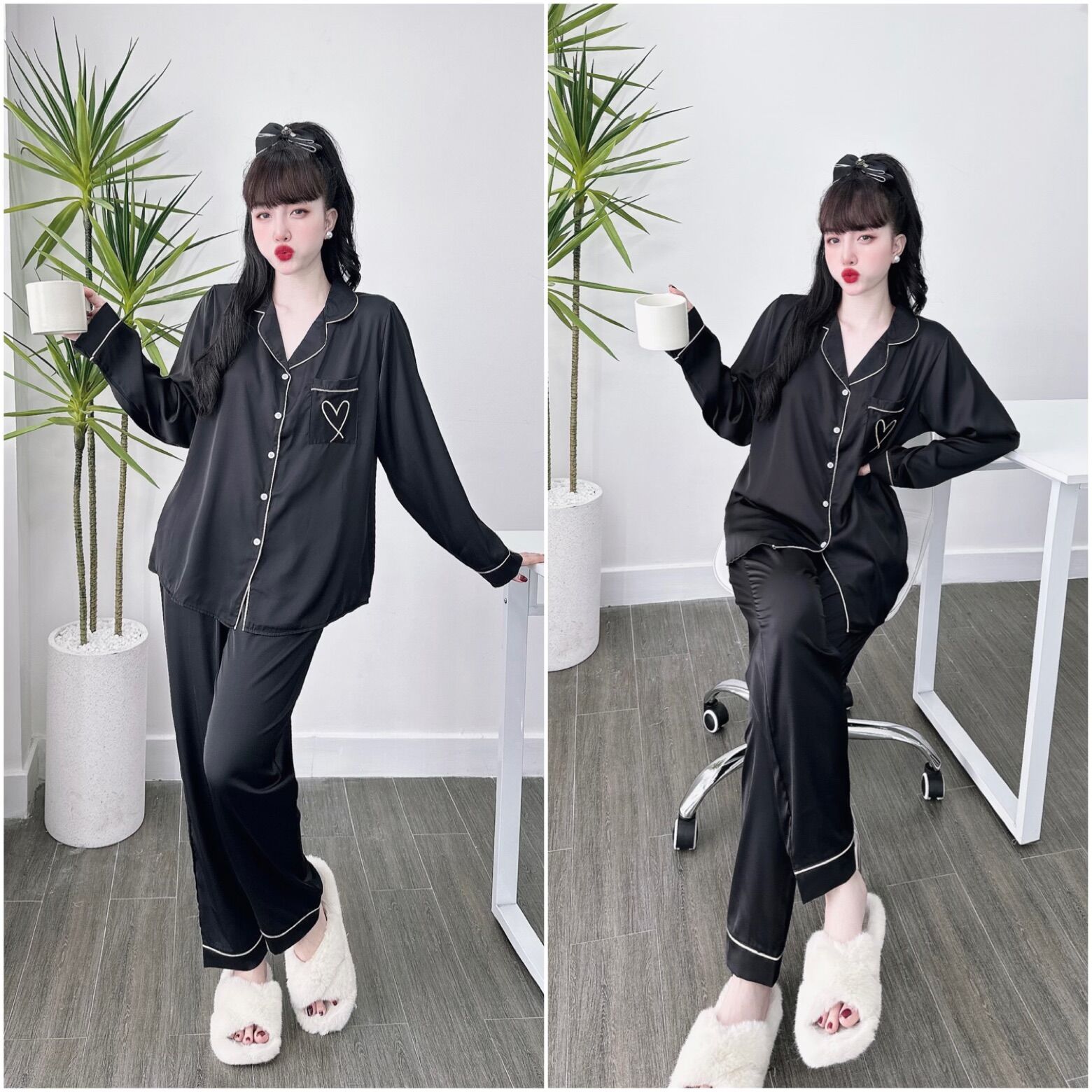 Đồ Bộ Lụa Latin Cao Cấp Bigsize TDQD