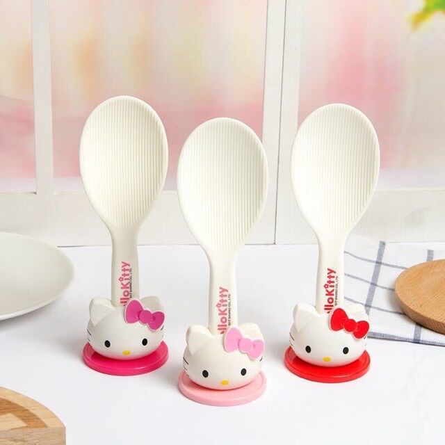 Muỗng vá cơm chống dính Hello Kitty