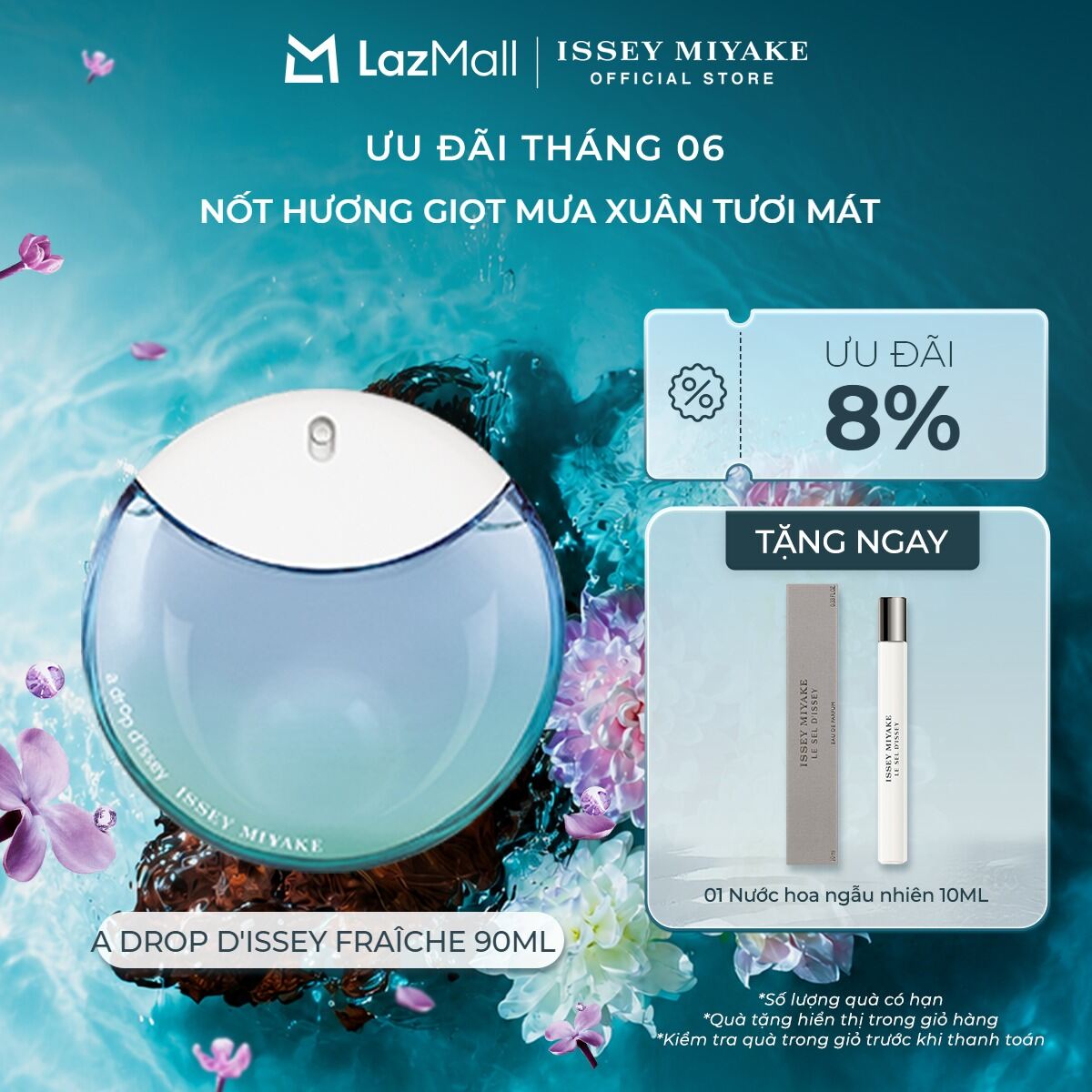 Nước hoa nữ Issey Miyake A Drop D'Issey Eau De Parfum Fraiche 90ml