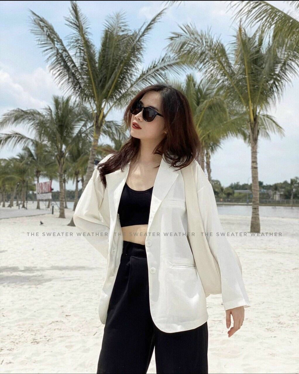 Áo Blazer dáng basic