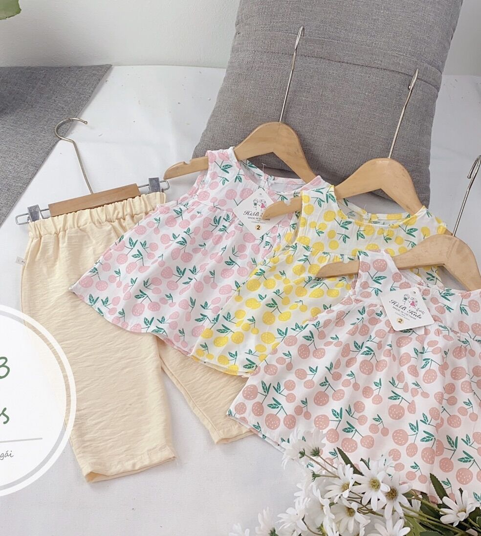 [HCM]Set bộ thiết kế đũi lụa bé gái