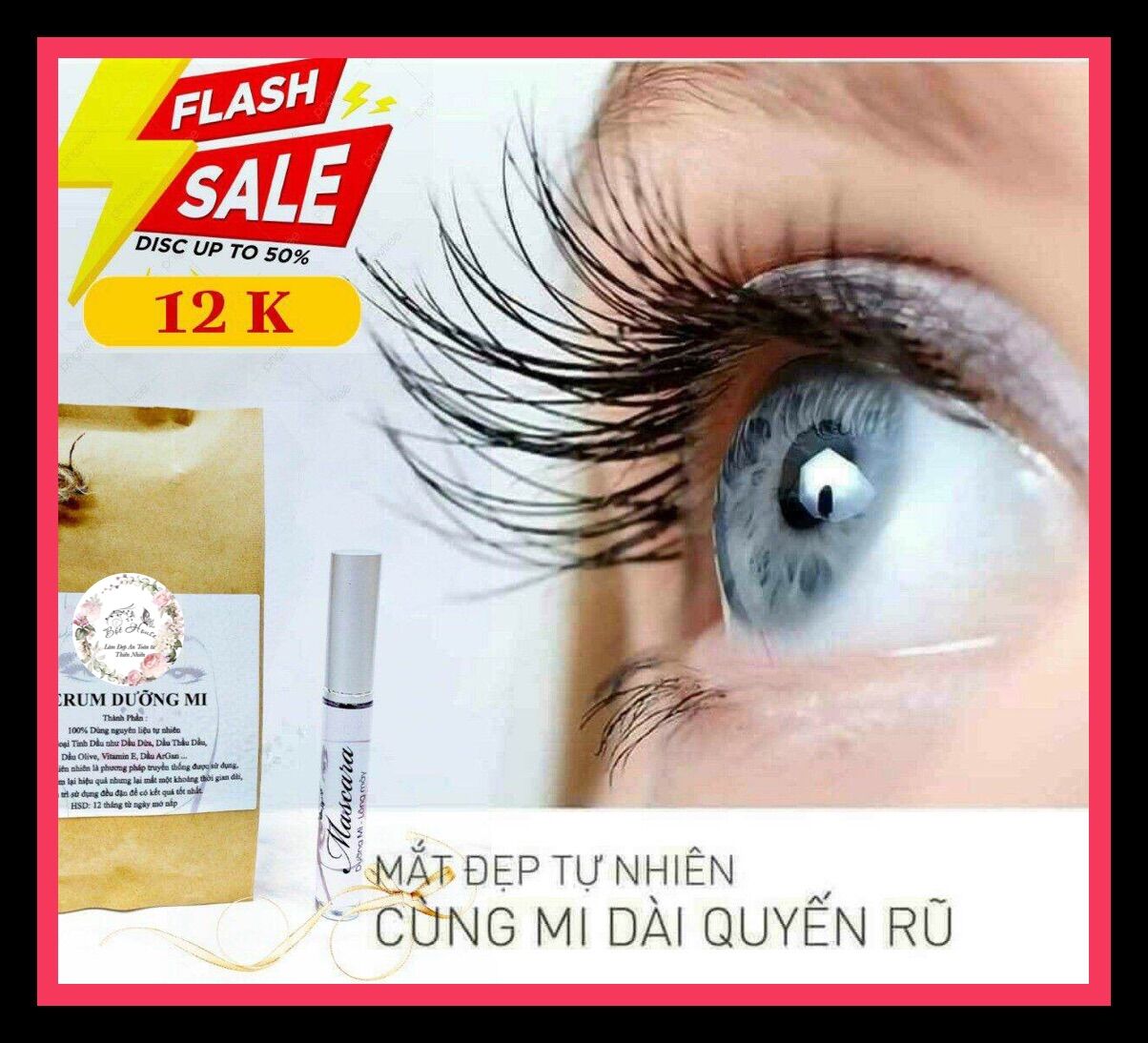 Mascara dầu dừa- kích dài lông mi lông mày-