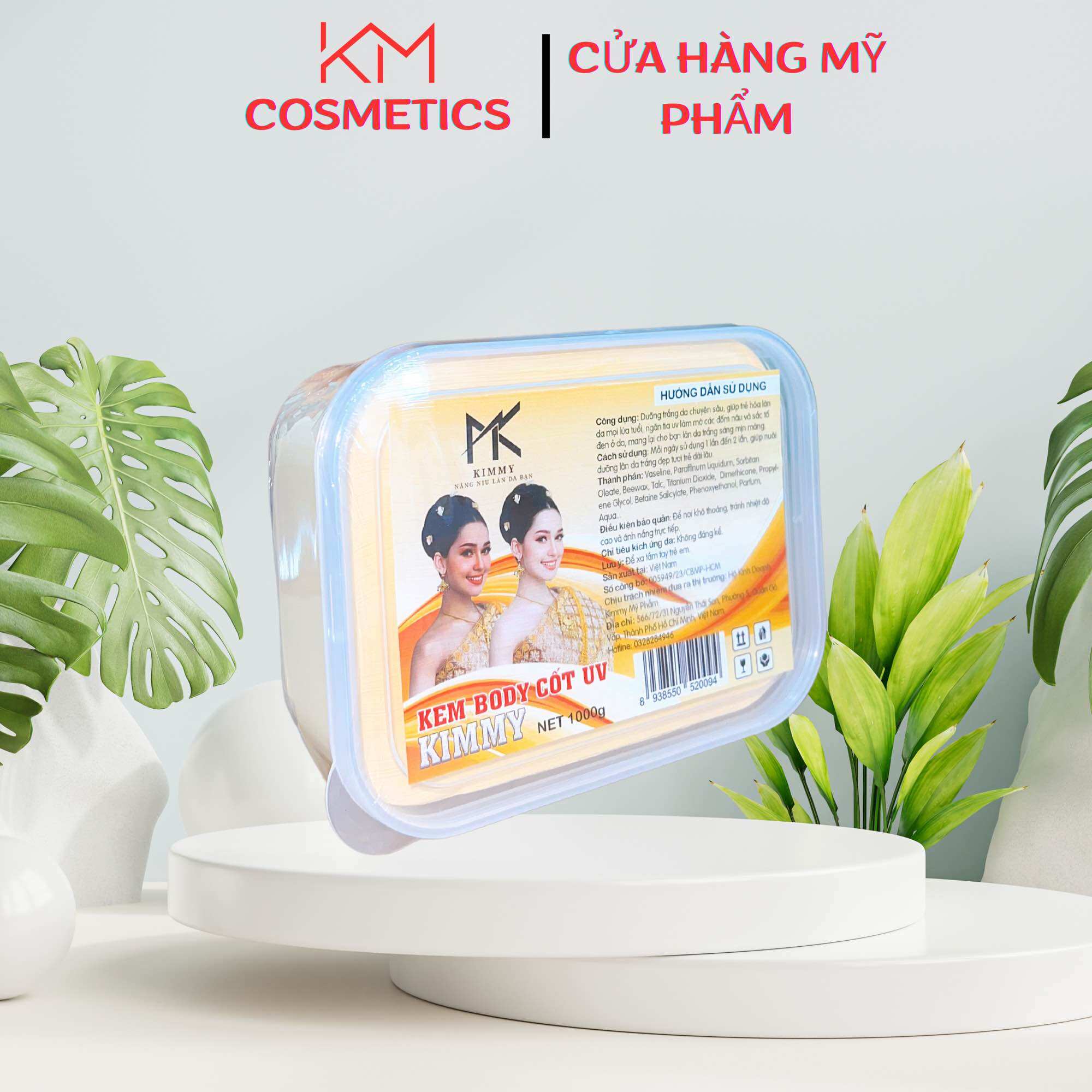 [HCM]Lẻ hộp 100g kem body cốt uv kimmy