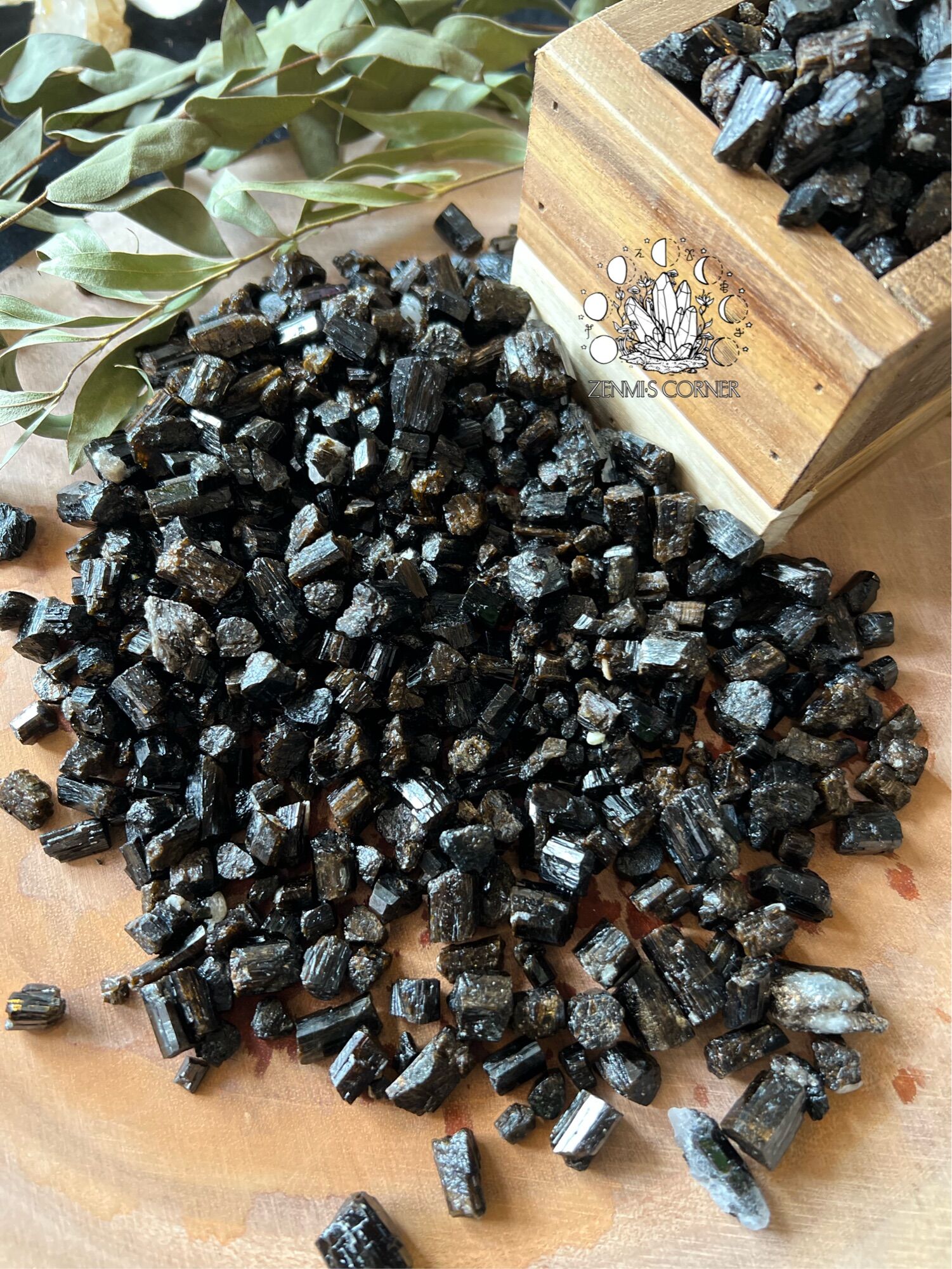 100g tourmaline đen bảo vệ phong thuỷ