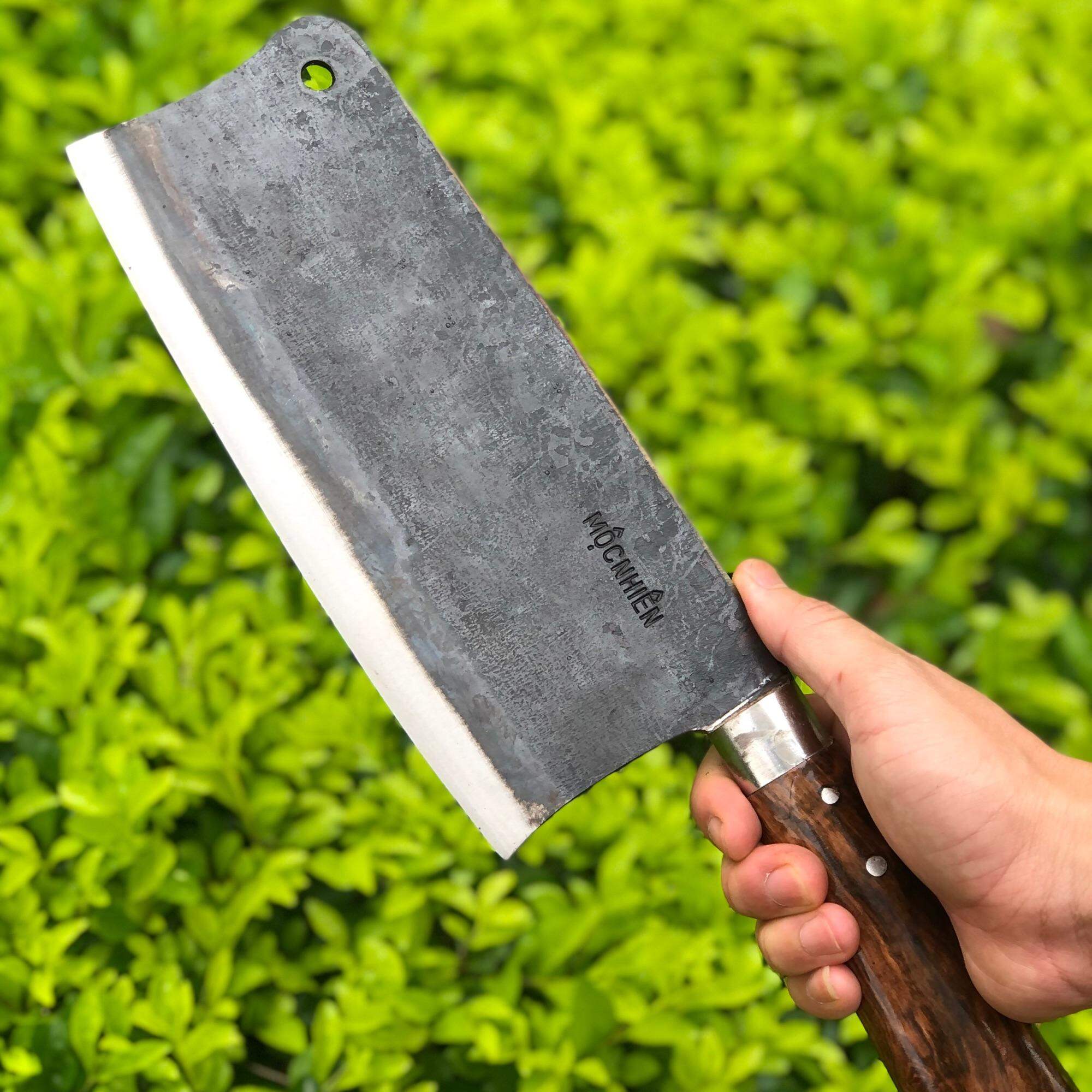 Dao chặt xương ống, sườn, giò heo {Phúc Sen Mộc Nhiên} nhíp ô tô 100%