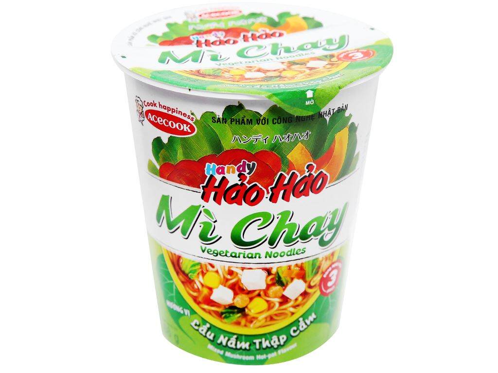 Mì Ly Handy Hảo Hảo Chay 67g 24 ly....date mới...bao ngon