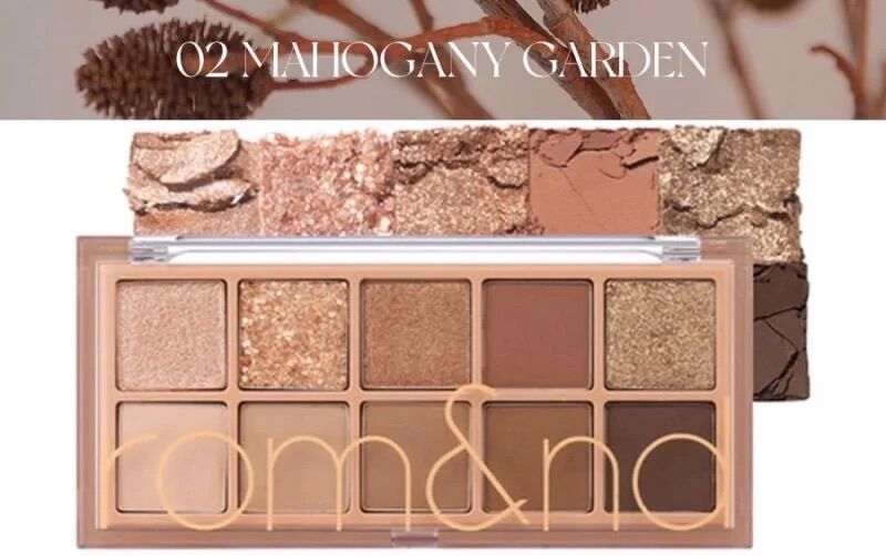 Bảng Phấn Mắt 10 Màu Siêu Lấp Lánh Romand Better Than Eye Palette