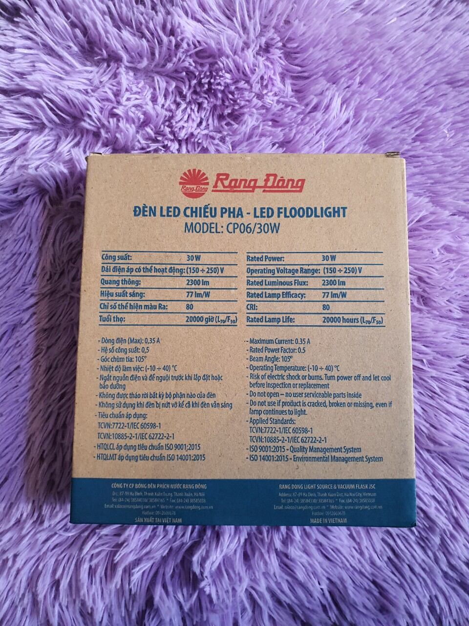 Pha led 50w rạng đông
