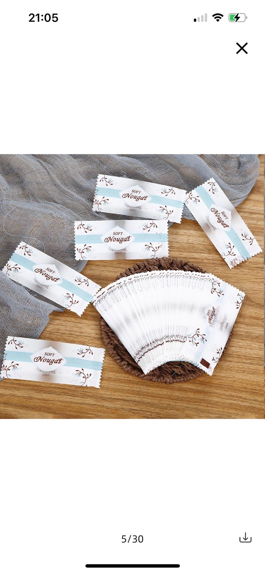 ( NHIỀU MẪU) Túi kẹo NOUGAT tệp 200c