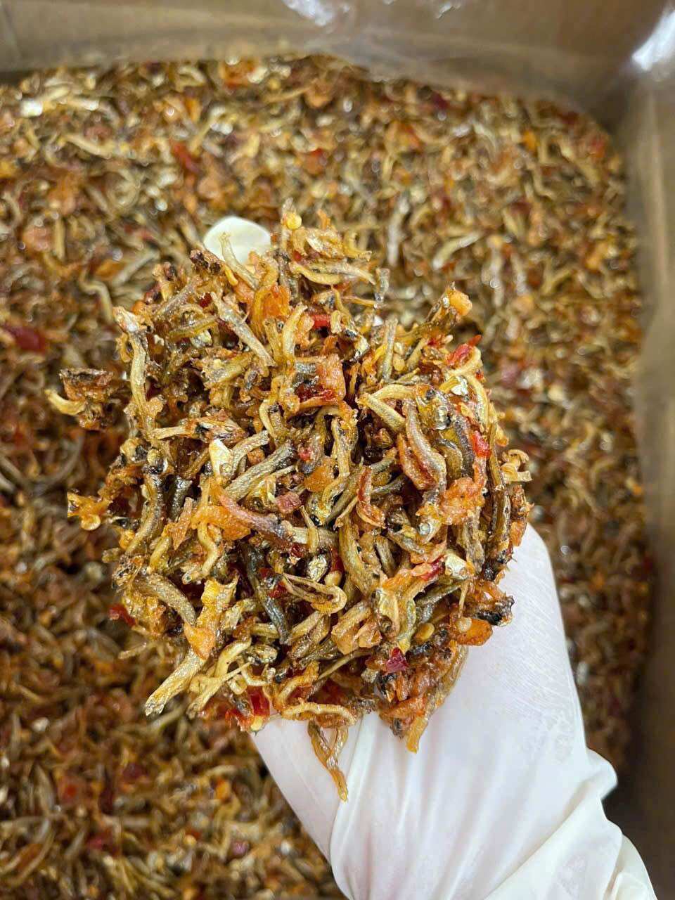 [300g] CÁ CƠM MỜM RIM TỎI ỚT [Vị mặn – ngọt – cay hài hòa, thơm nức mũi ✔ Giòn nhẹ, đậm vị, càng ăn càng cuốn]