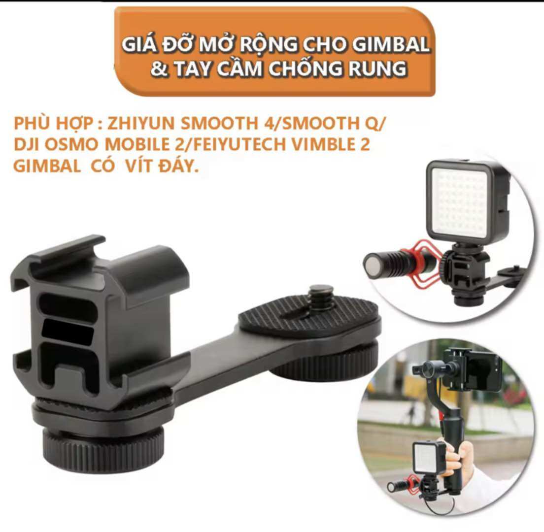 Giá đở mở rộng gimbal, phụ kiện gimbal gopro