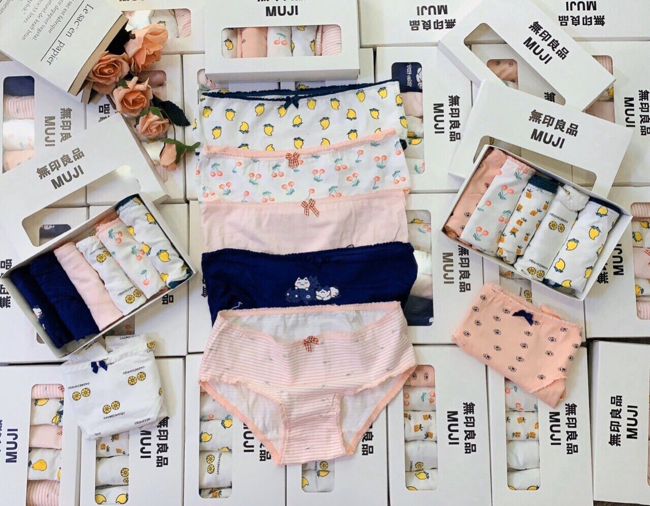 Hộp 5 quần chip nữ cute dễ thương