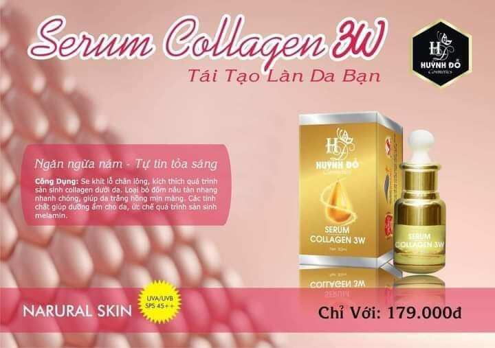 Serum collagen 3w huỳnh đỗ
