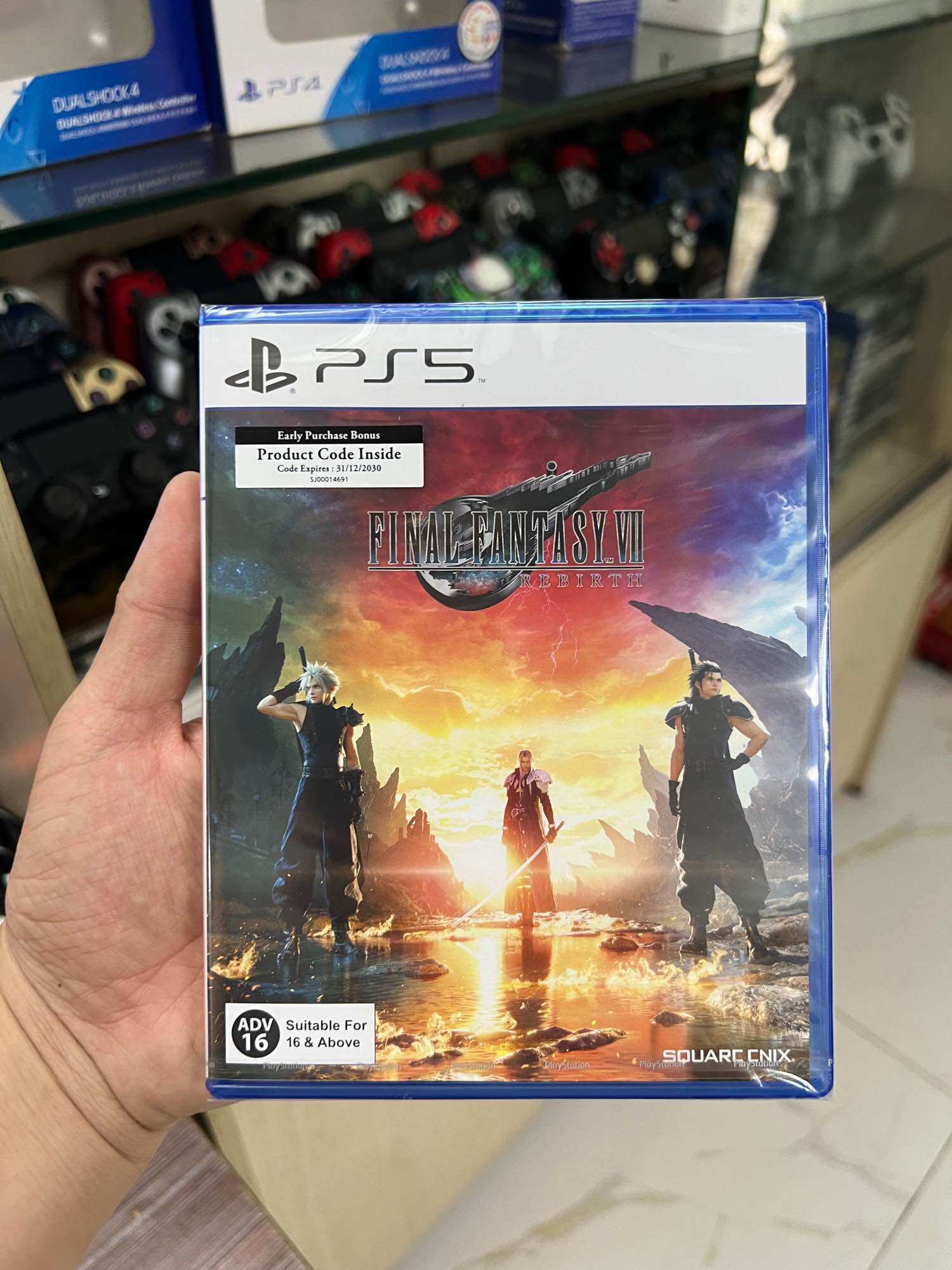 Đĩa chơi game PS5: Final Fantasy VII Rebirth