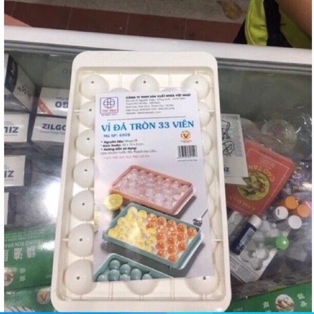 Khay làm đá tròn Việt Nhật