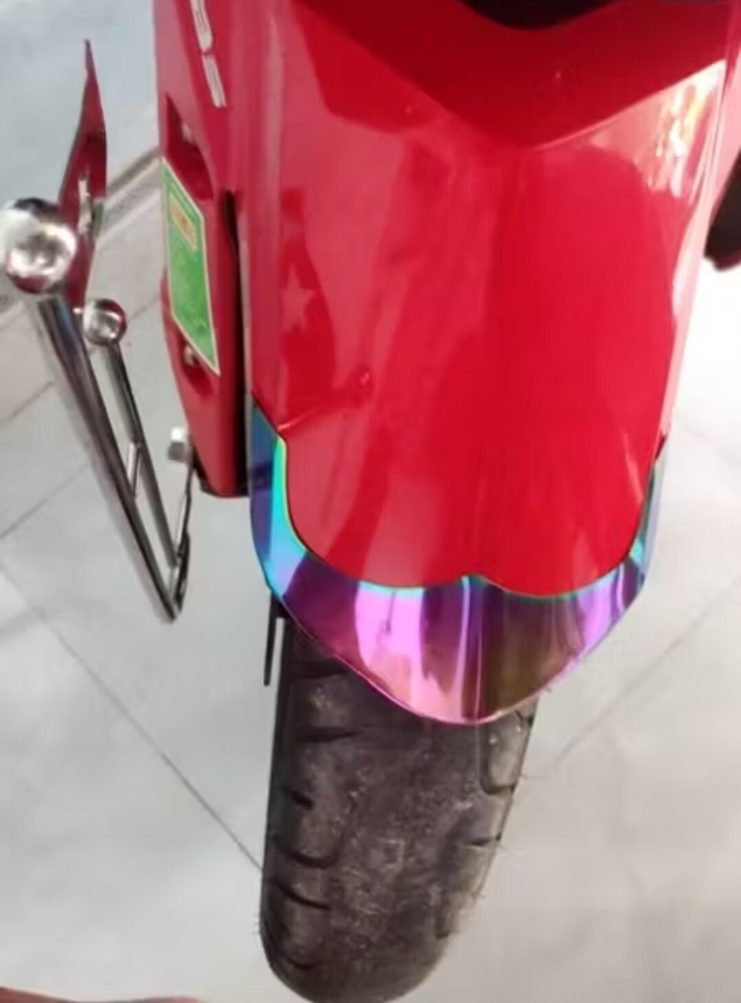 Bộ ốp mỏ dè titan xe WINNER X