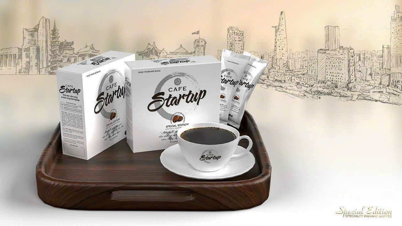 Cà phê startup khởi nghiệp - hộp 15 gói x 18g -