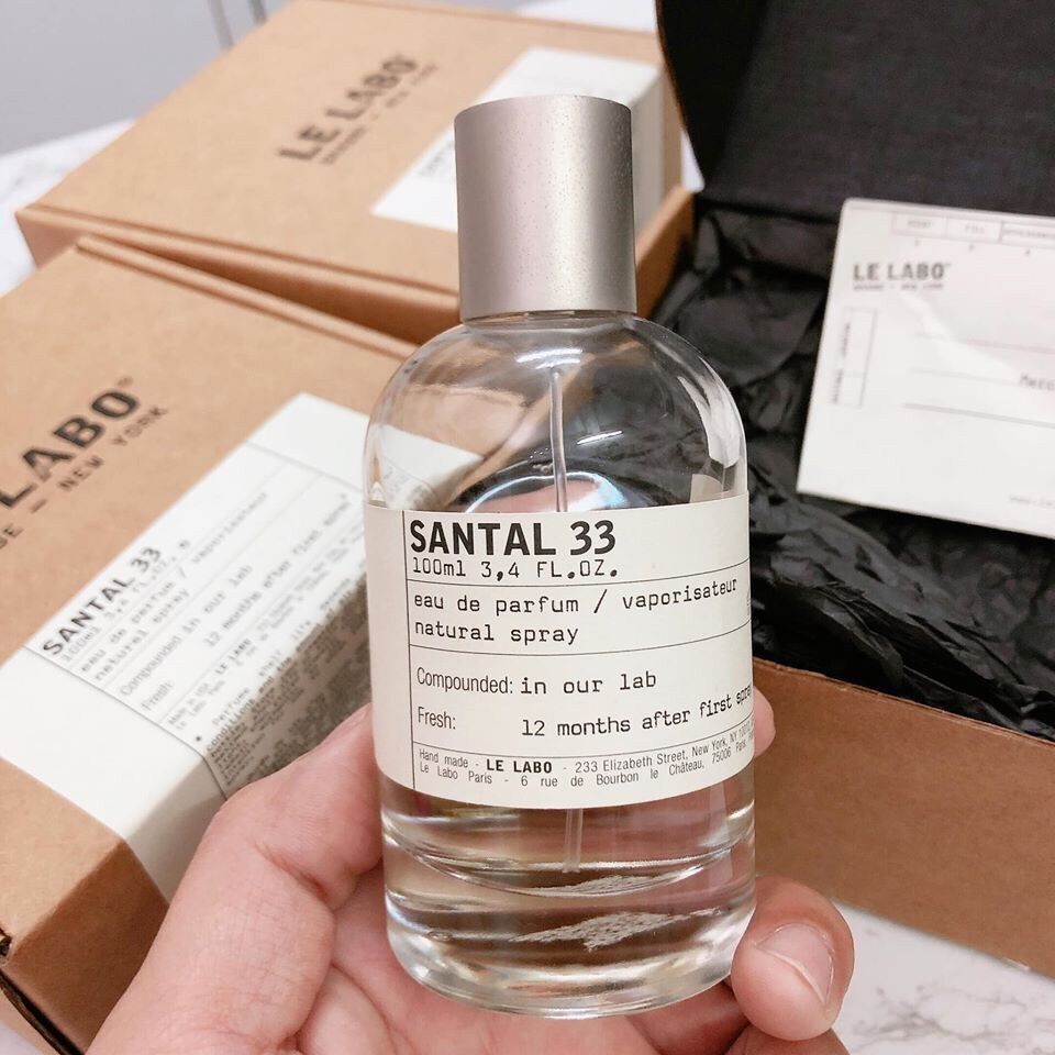 Mẫu thử nước hoa Santal lelabo 33 dạng xịt 10ml