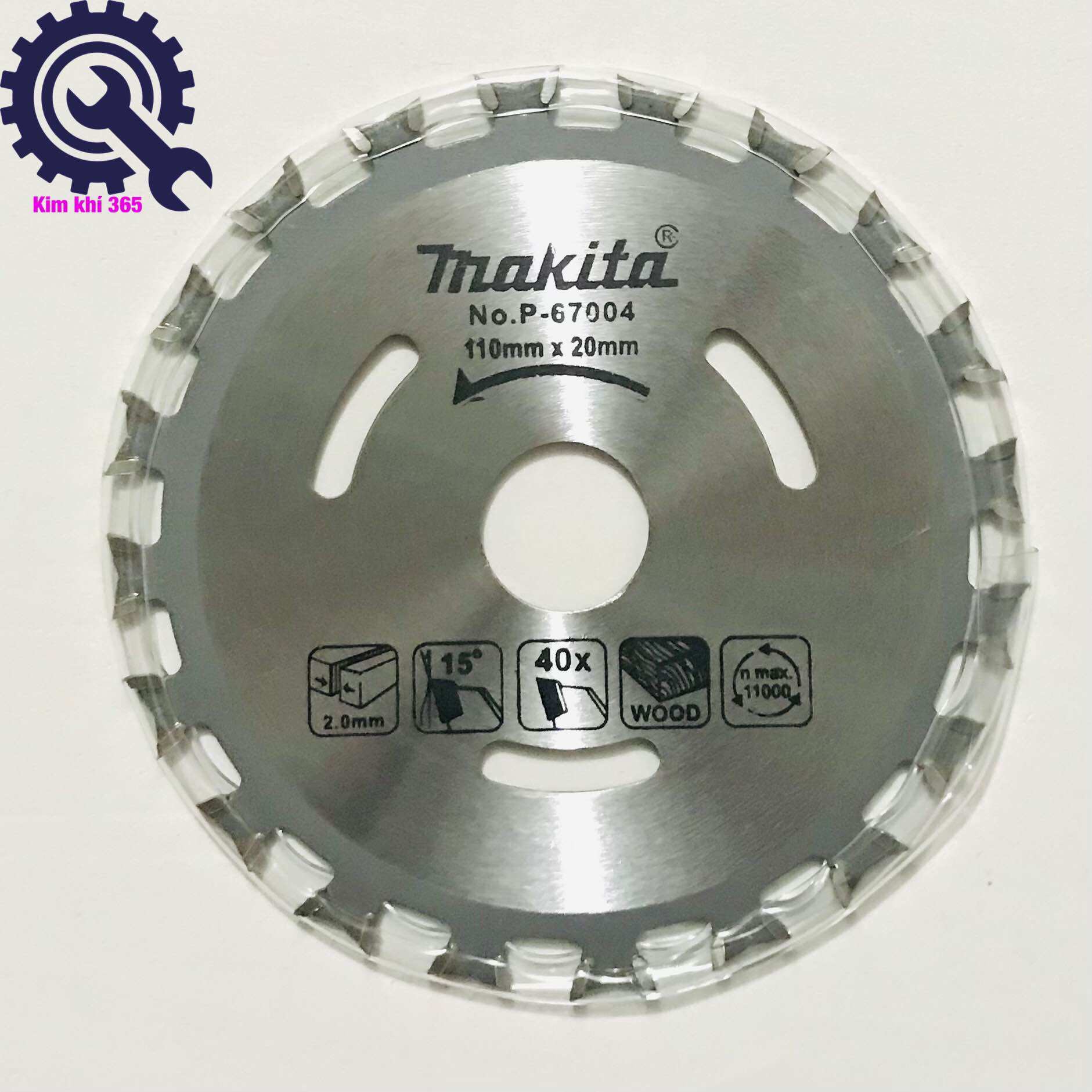 Lưỡi cưa, cắt gỗ 2 chiều Makita( 110mm)