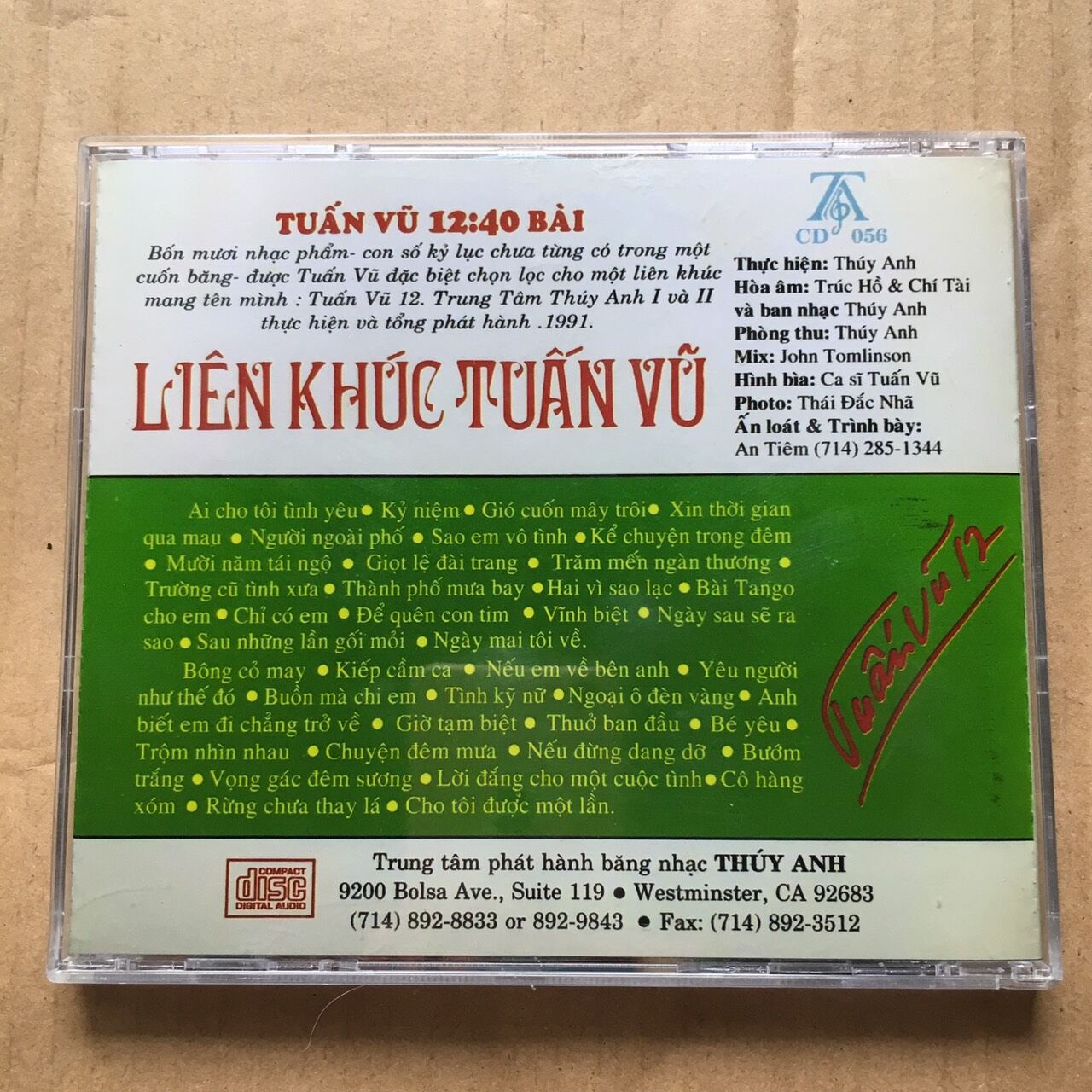 TACD 056: Liên khúc Tuấn Vũ 1