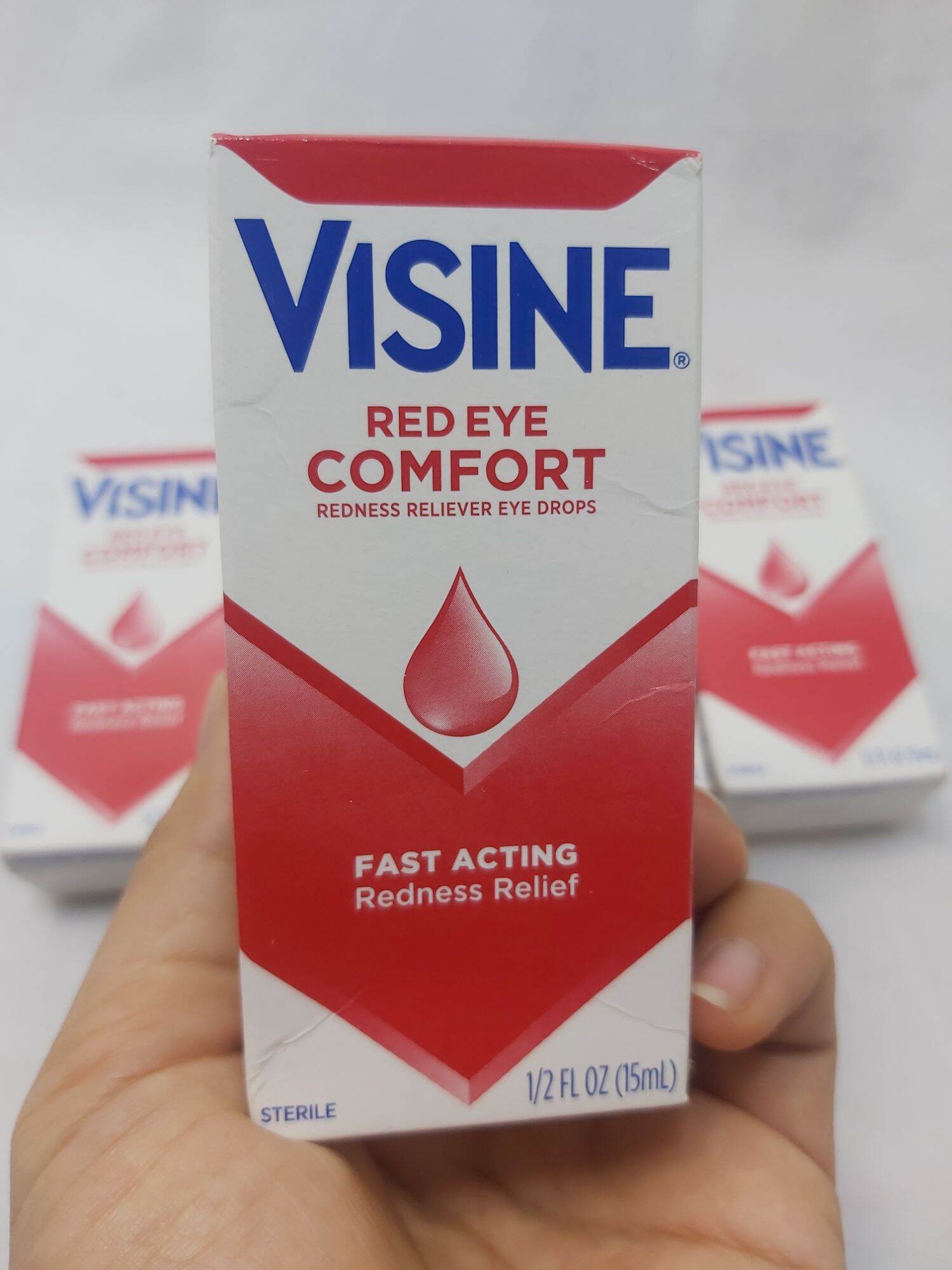 Chai nước nhỏ mắt visine red eye của mỹ 15ml