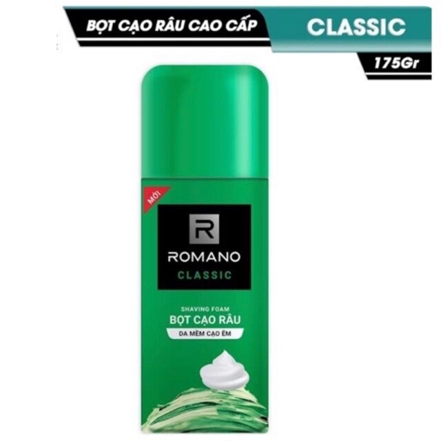 Bọt cạo râu romano classic 175ml