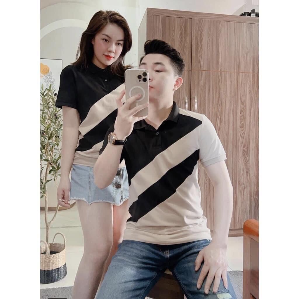 áo phông đôi nam nữ polo cực đẹp