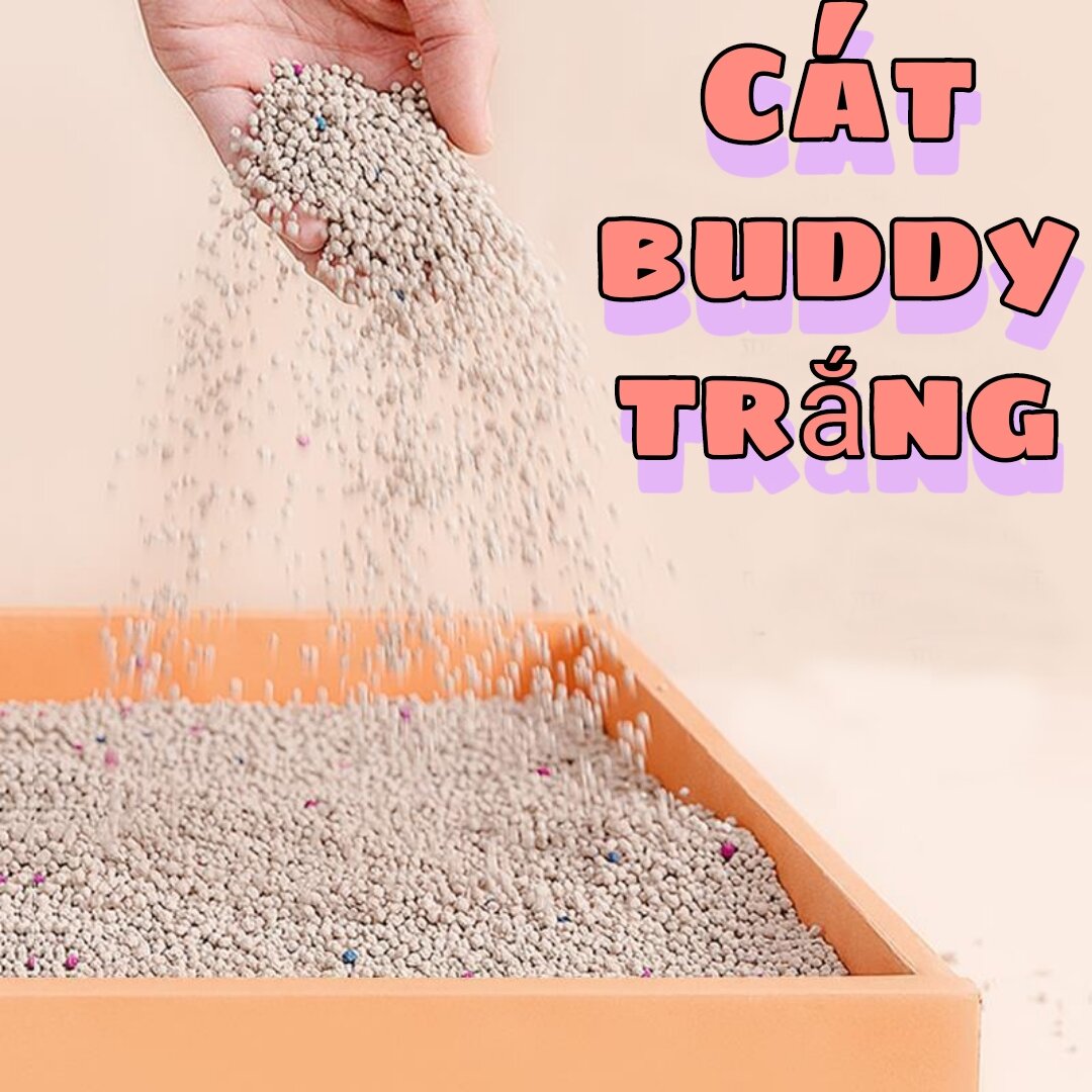 Cát lót chuồng buddy trắng cho thú cưng nhỏ - Hamster