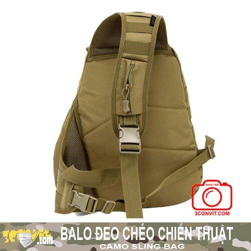 Balo đeo chéo chiến thuật thời trang đa năng