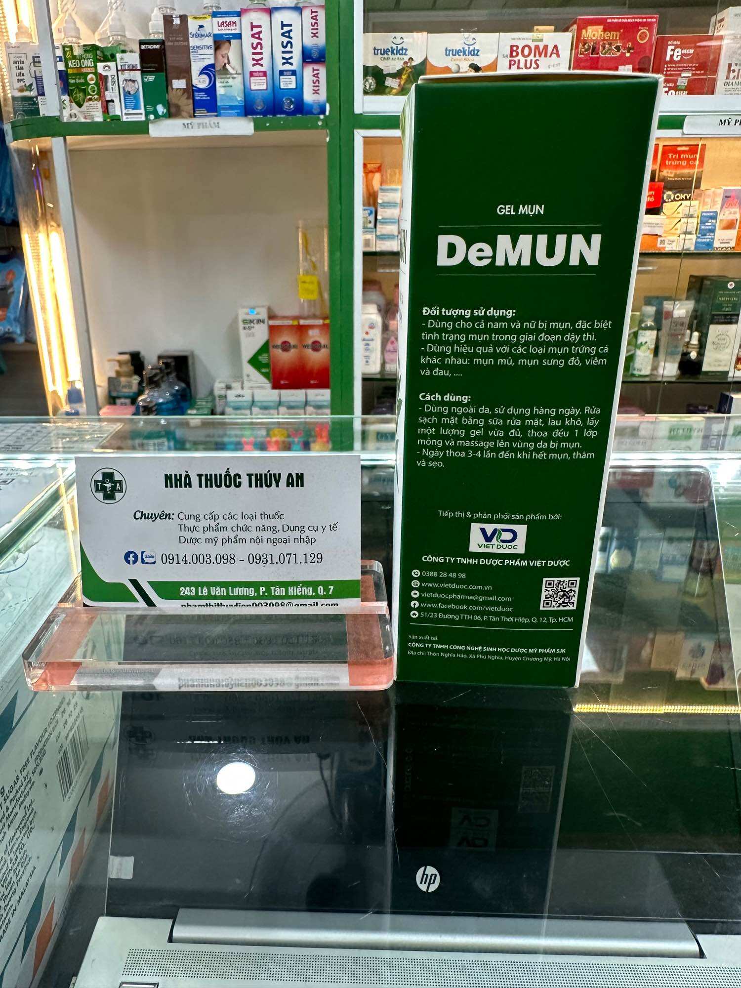 GEL MỤN DEMUN sạch mụn trứng cá da sạch hết thâm (hộp 20g)