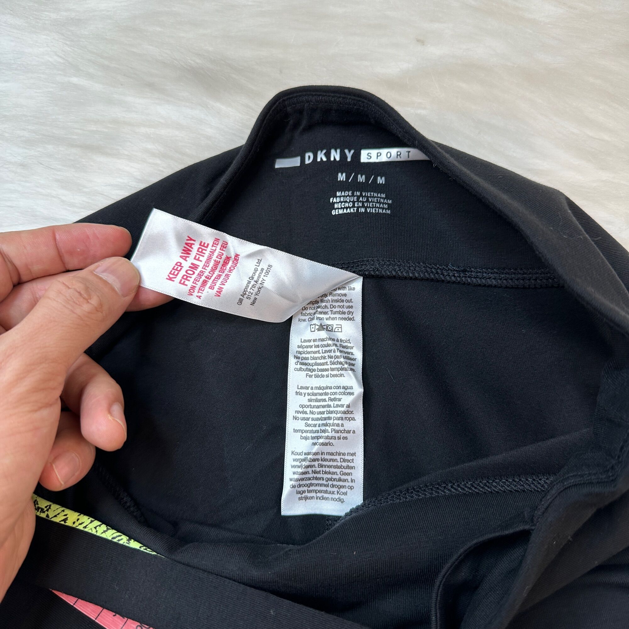 Quần legging nữ chất cotton DKNY