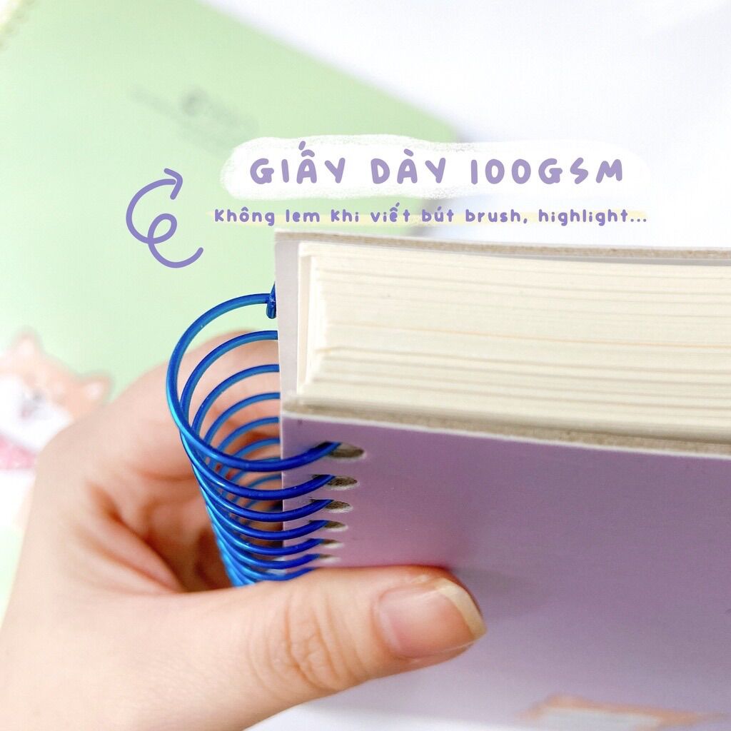 (KLONG) SỔ LÒ XO ĐƠN 200 TRANG KHỔ A4
