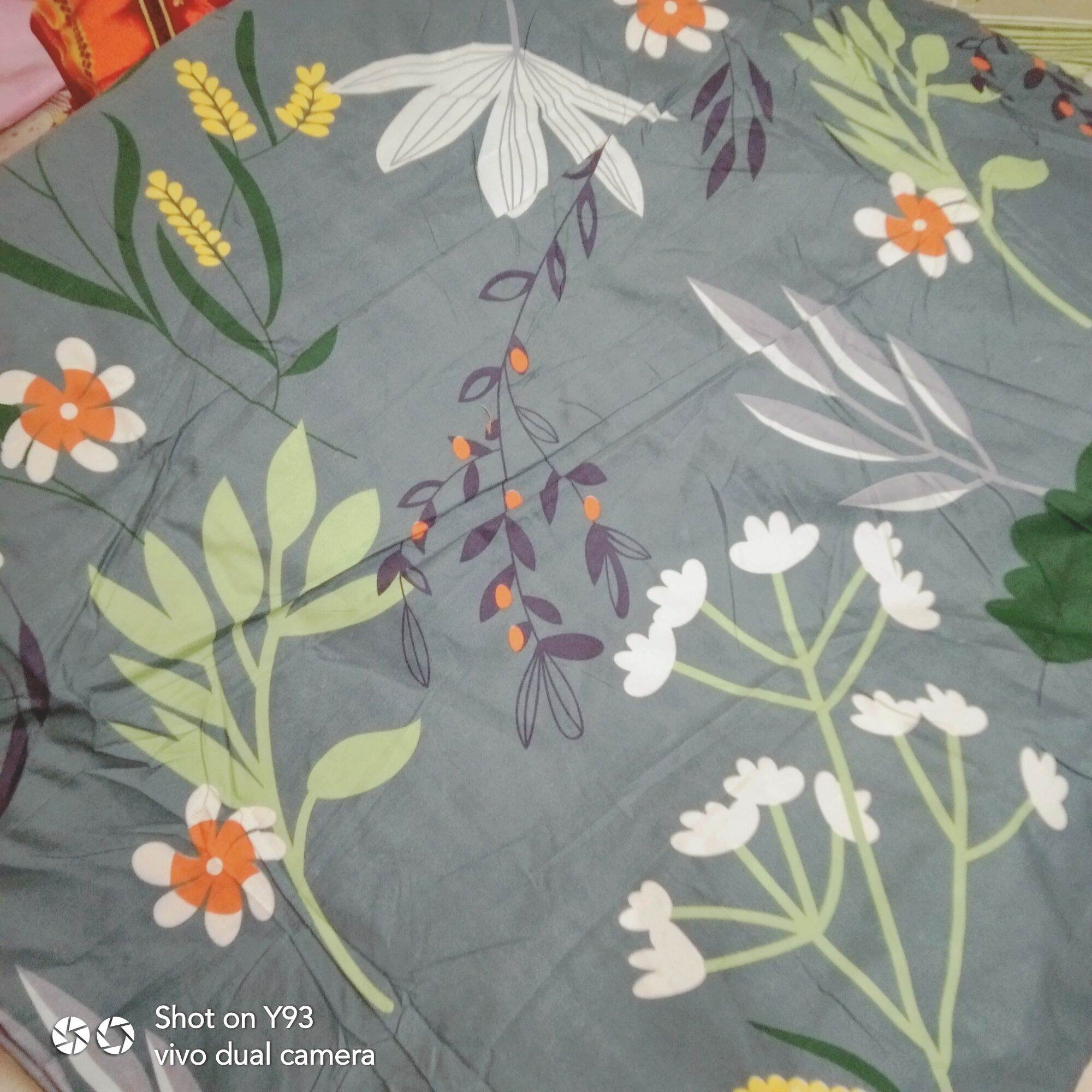 Vải thô cotton chuyên dụng may ga gối có khổ rộng2,35m