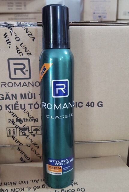 MOUSSE TẠO KIỂU TÓC ROMANO 175G.