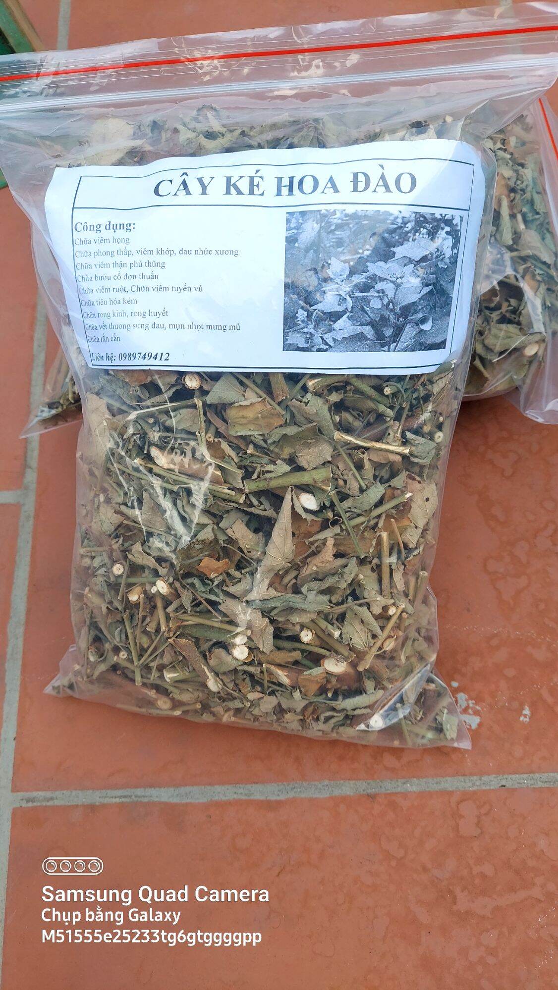 1 Kg Ké hoa đào khô, sạch sẽ, thơm