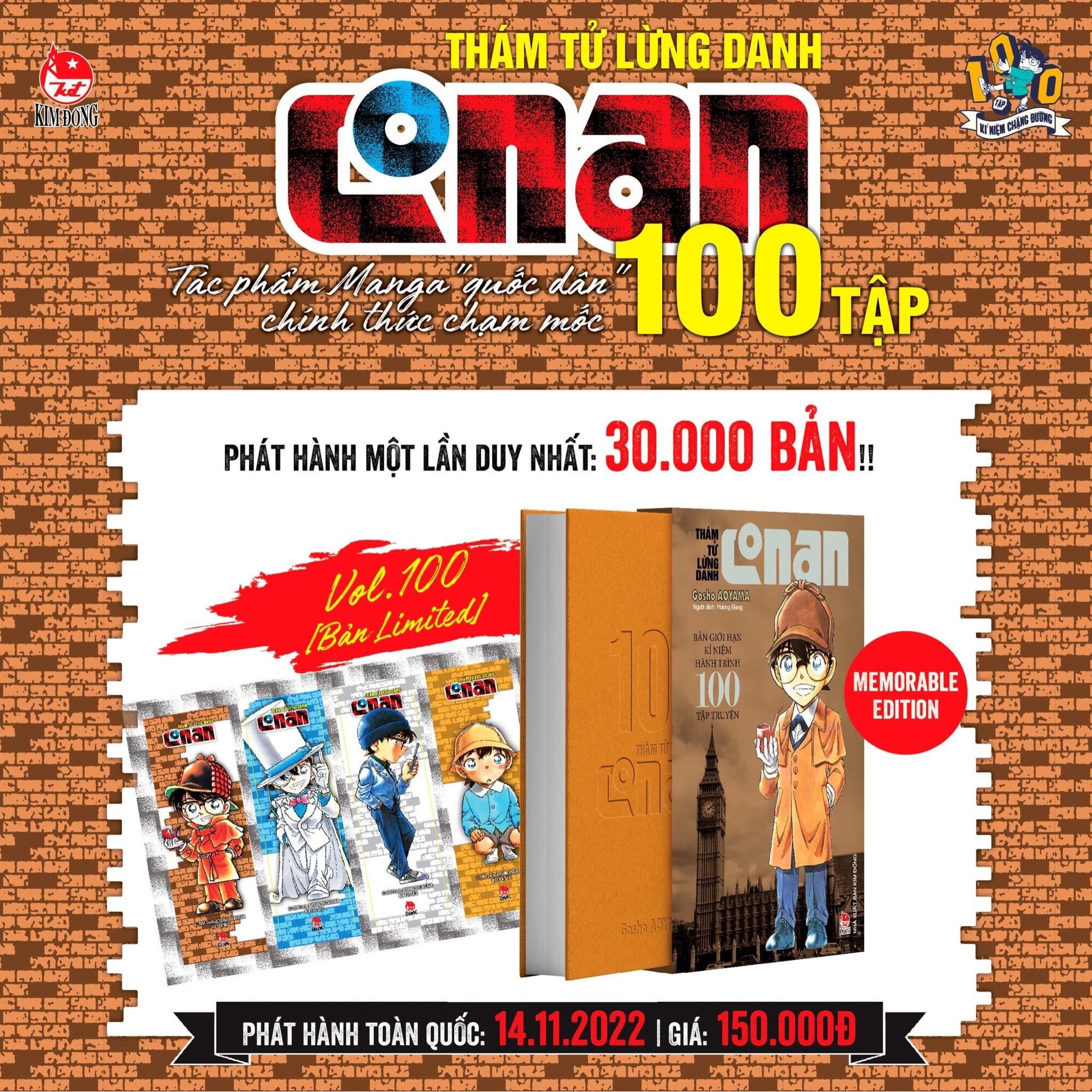 Conan - tập 100 - Các phiên bản