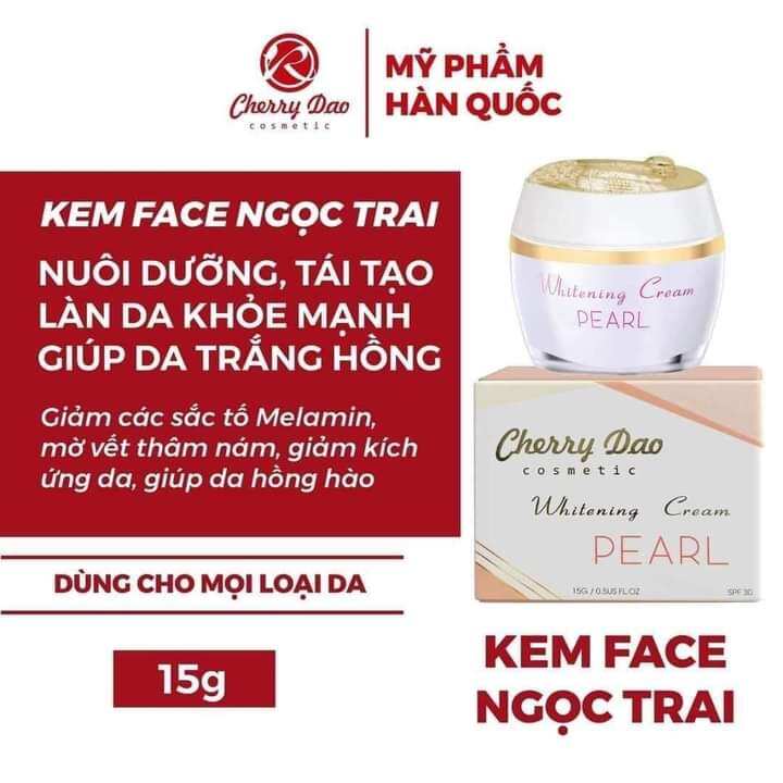 kem dưỡng trắng da face ngọc trai CRD