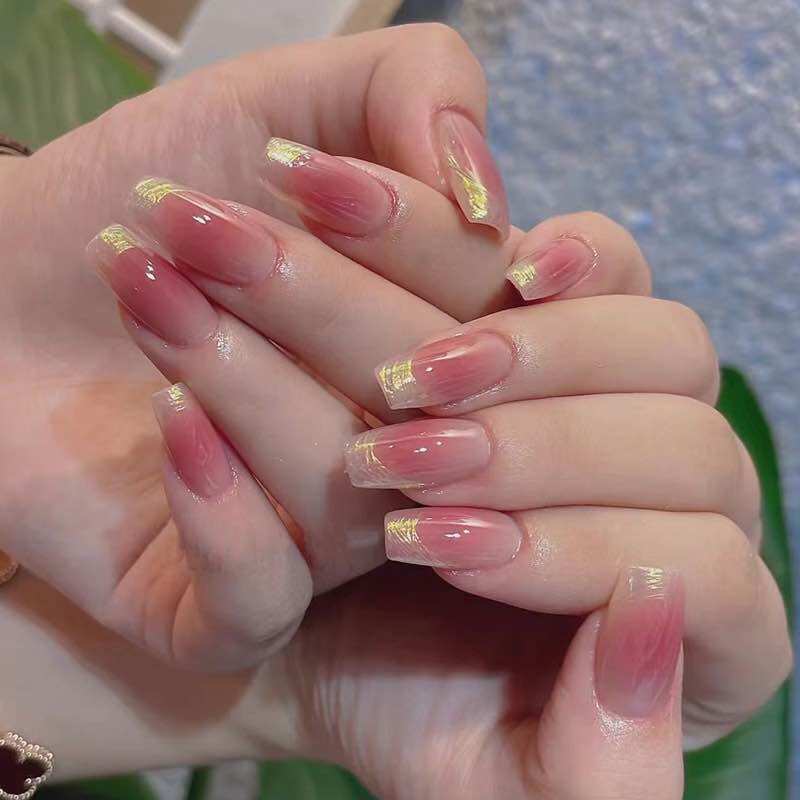Bộ 24 móng tay giả D953 dáng móng dài ( Tặng kèm keo và dũa )