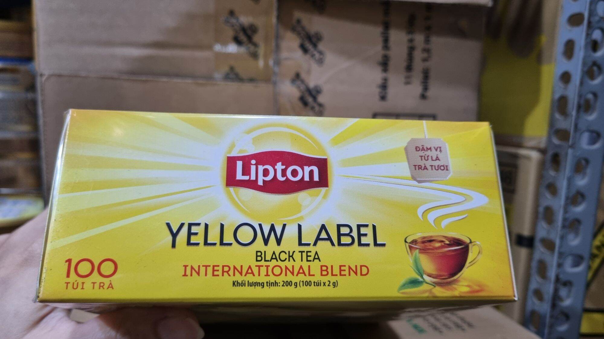 Trà lipton túi lọc 100 gói (hàng công ty VN)
