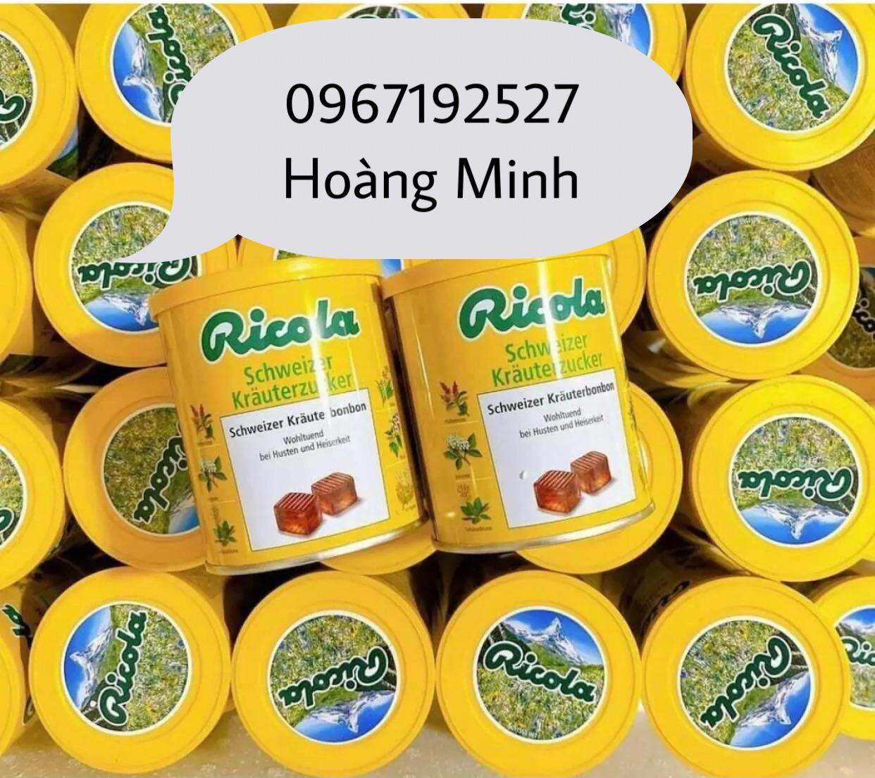 Kẹo ngậm ho Thảo dược Ricola Đức 🇩🇪