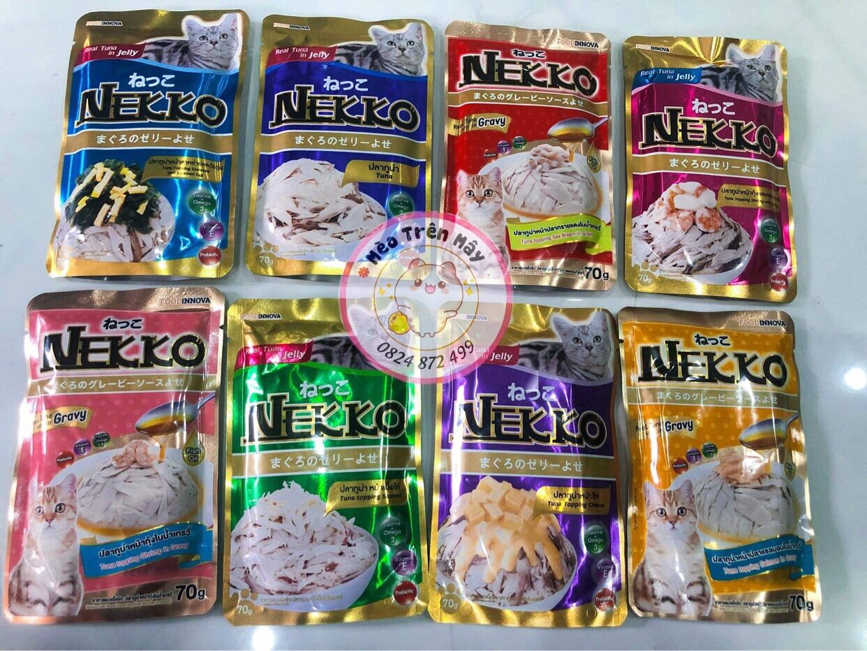 Combo 12 gói ❤️ pate nekko ❤️ mix vị