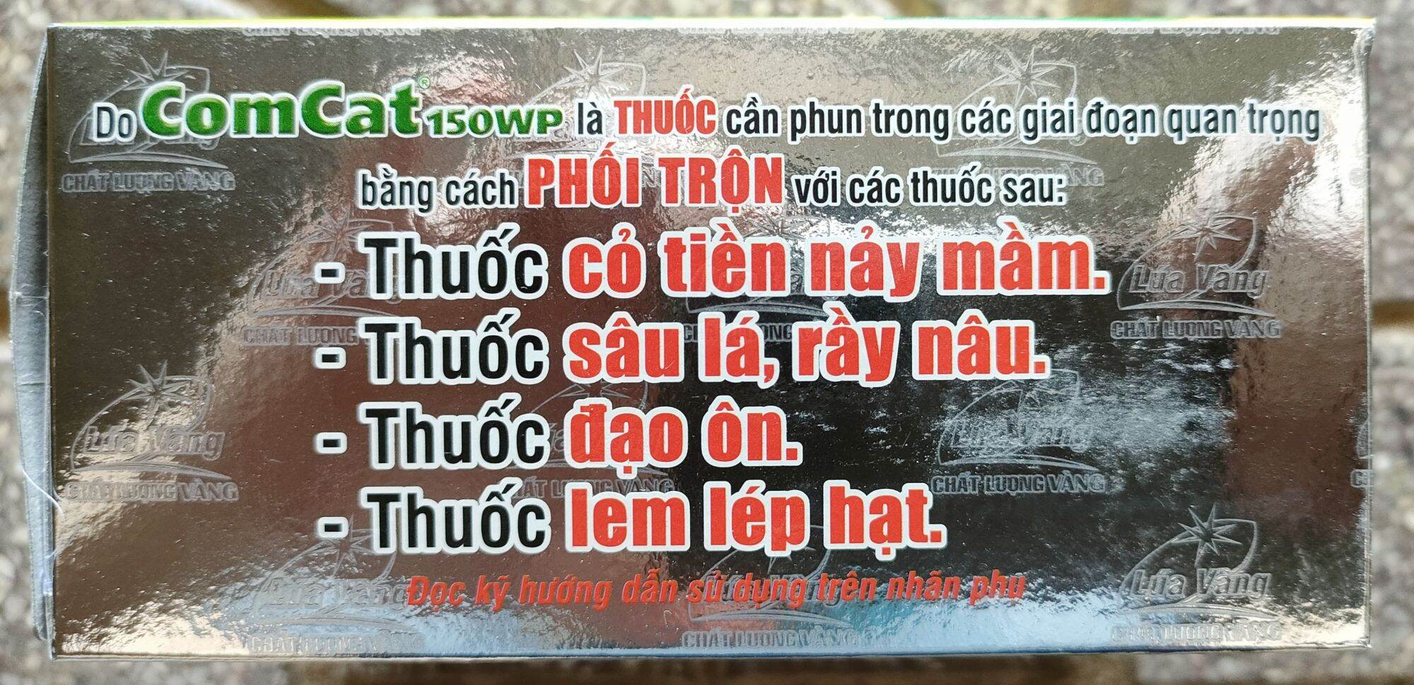Combo 10 gói Lúa Vàng Comcat AZ 150WP gói 7,55gr