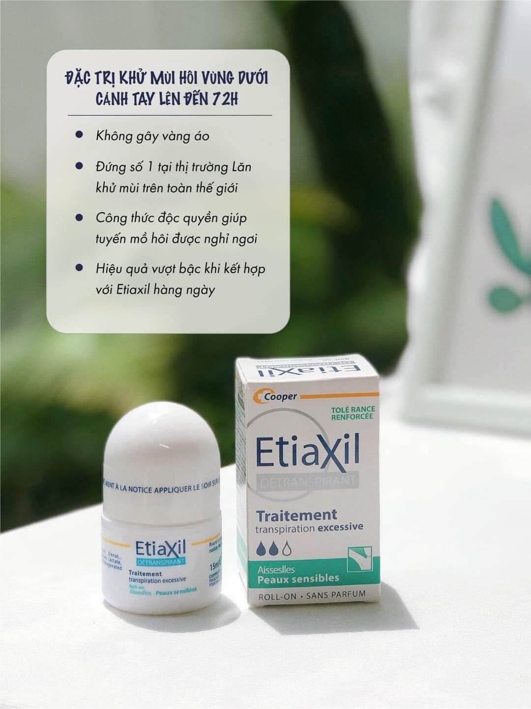 Lăn khử mùi Etixil 15ml