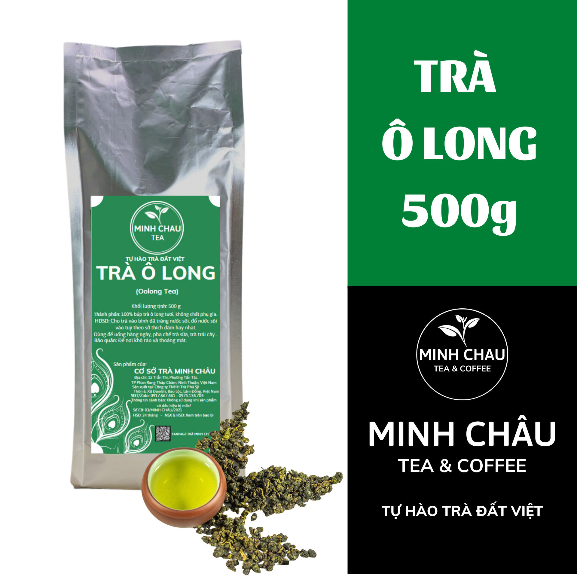 Trà olong minh châu gói 500g