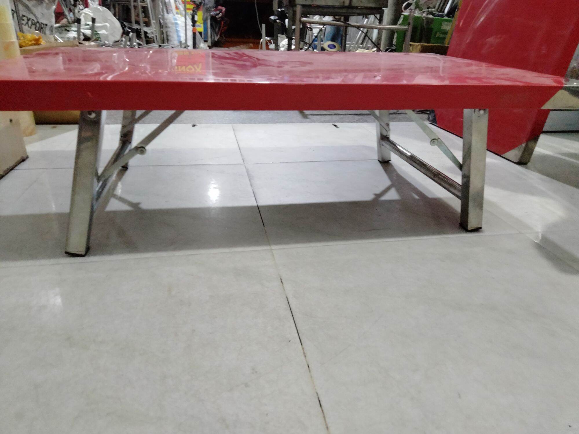Bàn inox xếp gọn cao 3 tấc