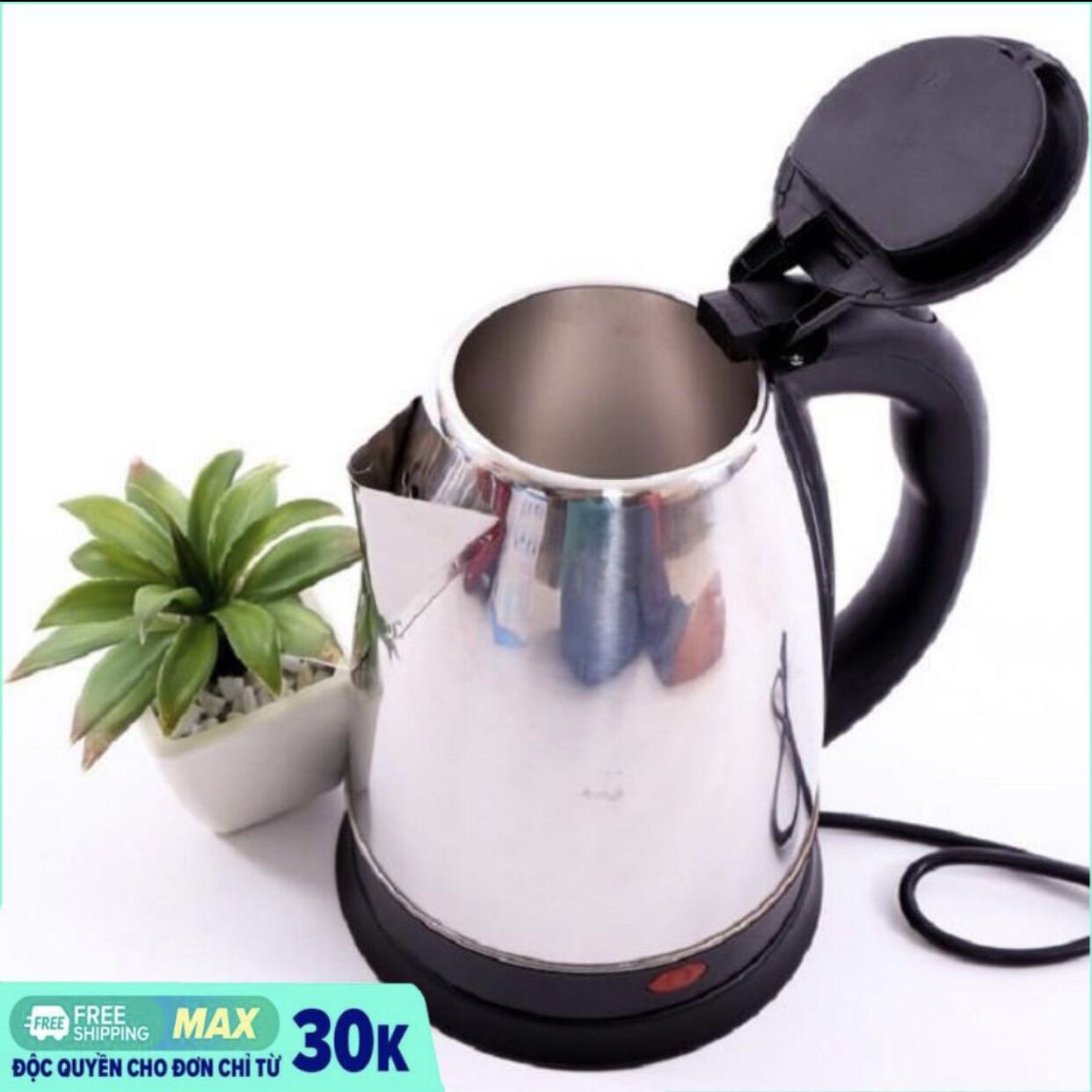 Ấm siêu tốc Electric Kettle, ấm đun nước, ấm siêu tốc cao cấp 1,8L- công suất 1800w. đung nước siêu nhanh, an toàn