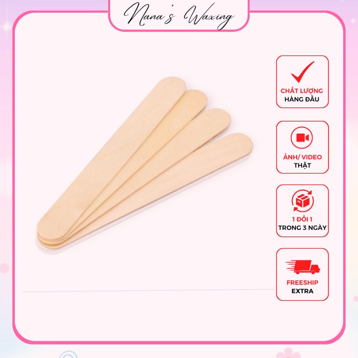Que gỗ phết sáp cao cấp_Nana's Waxing