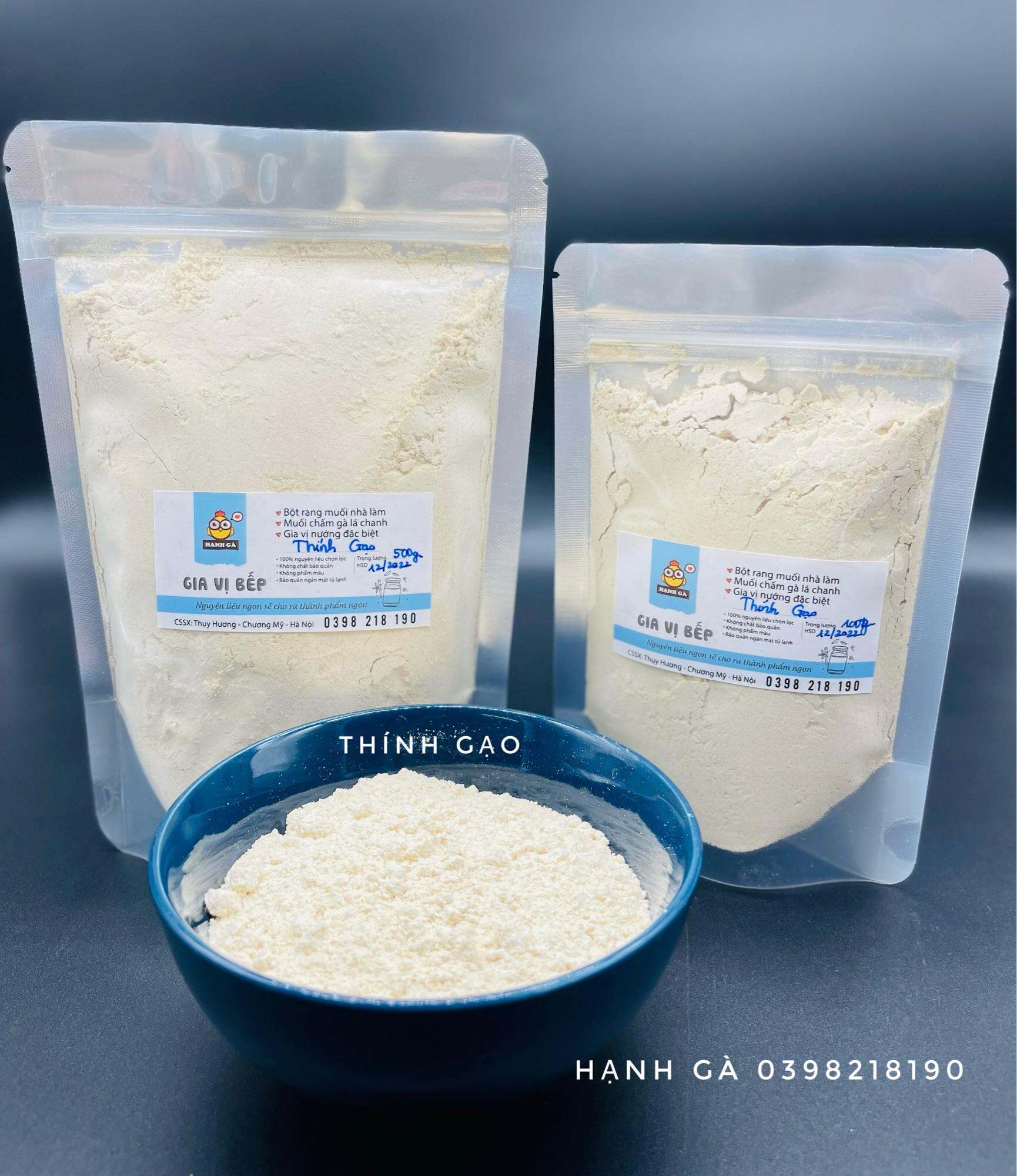 Thính gạo chuẩn vị làm nem thính